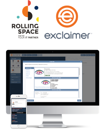 Exclaimer em todos os dispositivos